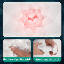 Load image into Gallery viewer, Doppelter Handgriff 13 Frequenz Vibration 7 Frequenz Einziehbare Masturbation Cups