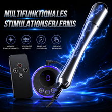 Load image into Gallery viewer, 110 mm Elektro Schock Metall Buttplug elektrische Stimulator Prostata Massager