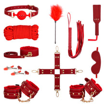 Load image into Gallery viewer, BDSM 11PCS - 11-teiliges Leder-Fesselset