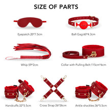 Load image into Gallery viewer, BDSM 11PCS - 11-teiliges Leder-Fesselset