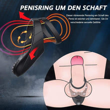 Load image into Gallery viewer, Dual Penisring 10 Vibration Teaser Punkte Streifen