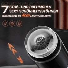 Load image into Gallery viewer, Pioneer 3-in-1 Masturbation Cup Teleskop Saugvibration