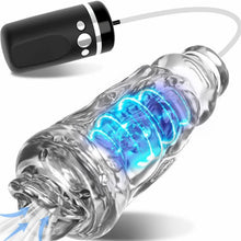 Load image into Gallery viewer, Automatischer Penispumpen Masturbatoren mit 10 Vibrationsmodi und Saugmodi