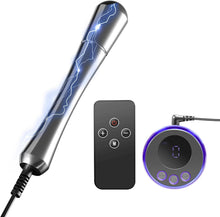 Load image into Gallery viewer, 110 mm Elektro Schock Metall Buttplug elektrische Stimulator Prostata Massager