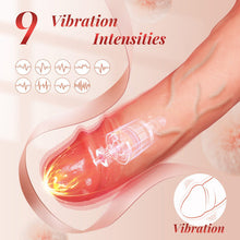 Load image into Gallery viewer, APP Vibrationsmodi Sex Spielzeug für Paare Frauen Extrem Realistisch Dildo Penis Sleeve für Vergrößerung und Zeit Verlängern