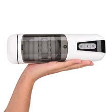 Load image into Gallery viewer, White Vibe – Automatischer, wasserdichter Stretch-Masturbator mit 7 Vibrationsmodi für Männer