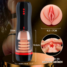 Load image into Gallery viewer, CLIMBER 4 IN 1 Erektion Cup Masturbator 5 Stoßen + 5 Saugen 10 Vibrie