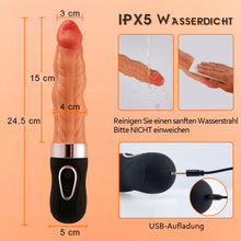 Load image into Gallery viewer, Riley 7 Peristaltik 9 Vibrations Heizung Realistischer Dildo 24,5 CM
