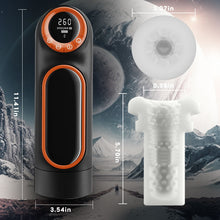 Load image into Gallery viewer, Aufgerüstet 10-Frequenz-Teleskop vibrierende Saugen Masturbation Tassen