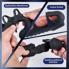 Load image into Gallery viewer, Lucifer - Dual-Motor-7-Vibrations-Penis-Hülse und Vibrator 2-in-1 Erwachsenenspielzeug