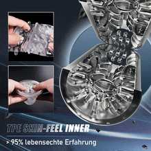 Load image into Gallery viewer, Bluesea 6 Bi-Directional Thrusting Rotation Masturbator mit Suction Base