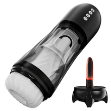 Load image into Gallery viewer, Rocket Cup Masturabtor 3 Rotierend 5 Vibrierend Dehnbar &amp; Heizen