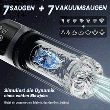 Load image into Gallery viewer, 7 Saugen Dual-Temperatur SPA Boner Enlarger 7 Rotierende 360° Massage Masturbator