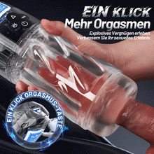 Load image into Gallery viewer, Rogen - Volle Transparenz Vibrieren &amp; Oral Sensation Saugen &amp; Stimme Männlicher Masturbator