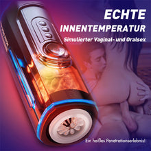 Load image into Gallery viewer, Leten-X9 IV Upgraded Retractable &amp; Beheizte &amp; Akustische Kombination Männlicher Masturbator