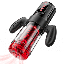 Load image into Gallery viewer, Terminator - Oral x Vagina！9 Stretching Swivelling 9 Lutschen mit Griff Männlicher Masturbator