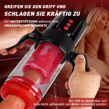 Load image into Gallery viewer, Terminator - Oral x Vagina！9 Stretching Swivelling 9 Lutschen mit Griff Männlicher Masturbator