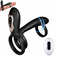 Load image into Gallery viewer, Warren - Premium-Penisring mit 10 Rotationen + 10 Vibrationen