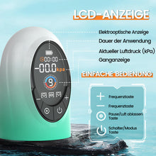 Load image into Gallery viewer, Green Pioneer – 4 Druckstufen und 9 Saugmodi – Wasser-Penispumpe mit LCD-Display