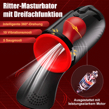 Load image into Gallery viewer, Kavallerist-10 Vibration 5 Oral Lutschen 3 Twisting Spinning Glans Training + Masturbation