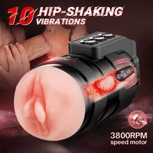Load image into Gallery viewer, 【Stärker und schneller zum Orgasmus】 Leten 10 Vibrationsmasturbator und Pussy Pockets 2-in-1 mit App-Steuerung