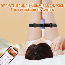 Load image into Gallery viewer, App-gesteuerte Stoß- und Heiz-Sexmaschine für G-Punkt- oder Analstimulation mit Beinschlaufen