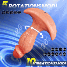 Load image into Gallery viewer, Levi – APP- &amp; Fernbedienungs-gesteuerter 360° rotierender, vibrierender Analplug / Anal-Dildo für Männer &amp; Frauen