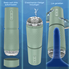 Load image into Gallery viewer, 10 Saug- &amp; 10 Vibrations-Vakuum-Penis-Pumpe Vergrößerungspumpe männlicher Masturbator