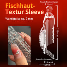 Load image into Gallery viewer, Vibrierende Penishülle mit Sperrring – Noppen &amp; feste Spitze für gezielte Stimulation