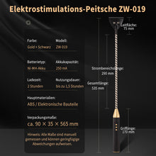 Load image into Gallery viewer, Elektra’s Prickelpeitsche – Doppeltes Sinneserlebnis für gemeinsames Spiel