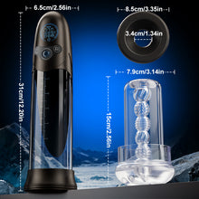 Load image into Gallery viewer, BathFun Pro - KI-druckgesteuerte 9-stufige Vakuum-Trainingspumpe mit LCD-Echtzeit-Druckanzeige, 58 dB Pumpe