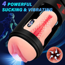 Load image into Gallery viewer, 3 IN 1 Automatischen Masturbator Stroker Blowjob mit 4 Saug und Vibrations und Stoßmodi