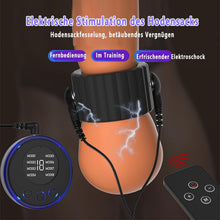 Load image into Gallery viewer, Elektrische Penisringe Elektro Schock Penis Trainer mit Host und Penis-Elektroden-Ring