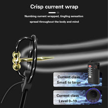 Load image into Gallery viewer, Elektro Shock Einstellbar Silikon Penisring Eichelring mit Kugel Elektrische Stimulation