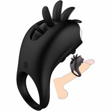 Load image into Gallery viewer, Penisring Vibrator Klitorisstimulator Cockringe Extrem Silikon G-Punkt Penis Ring Penisring Vibration Sex Toy Cock Ring mit 10 Vibration Modes