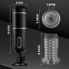 Load image into Gallery viewer, Pioneer 3-in-1 Masturbation Cup Teleskop Saugvibration