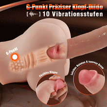 Load image into Gallery viewer, Widowmaker 10 Vibrations 7 Einstellbare, vollständig vorhaut Frequenzen Dildo mit Saugnapf-Basis