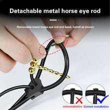 Load image into Gallery viewer, Elektro Shock Einstellbar Silikon Penisring Eichelring mit Kugel Elektrische Stimulation