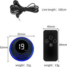 Load image into Gallery viewer, BDSM Elektro Shock Dual Penisring Hodenring Set,Elektrische Stimulation Massager Penis Erektion Enhancer SM Verzögerung Ring Sex Spielzeug für Männ