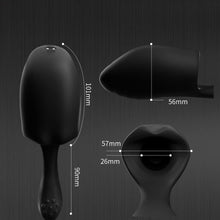 Load image into Gallery viewer, Männlicher Cup-Masturbator Penis Trainings Vibrator mit Zunge Lecken und 10 Vibrationsmodi zur Herren Masturbation Vergnügen Silikon Eichel Massagegerät Sexspielzeug für Männer