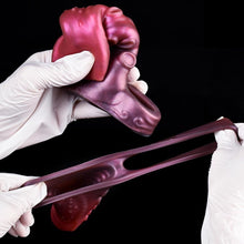 Load image into Gallery viewer, Monster Penis Sleeve, Silikon Penishülle mit Hodenring, Penismanschetten, Penis Dildo Manschette, Sexspielzeug für Männer zür Penis Vergrößerung Verlängerung