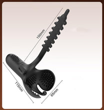 Load image into Gallery viewer, Vibrator Cockringe Extrem Silikon Penisring Vibratoren mit Hoden Vibrierende Cockring für Männer mit 10 Vibrationmodis für Penis Sex Spielzeug für die Männer Stimulation Sex Toy