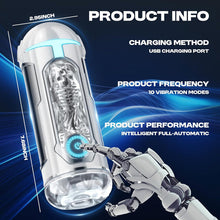 Load image into Gallery viewer, Automatischer Masturbatoren Penis Stroker Blowjob mit 10 Vibrations &amp; Saug und Heizmodi