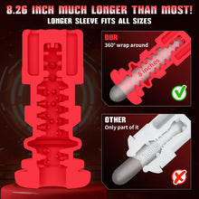 Load image into Gallery viewer, LCD-Display Stärkerer Masturbator mit 8 leistungsstarken Schub- &amp; 10 Vibrationsmodi