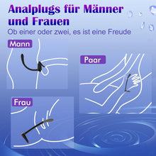 Load image into Gallery viewer, 3 in 1 Prostata Penisringe Analvibratoren mit 10 Vibrationsmodi