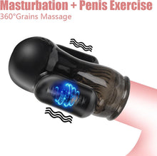 Load image into Gallery viewer, PINTLE Penis Vibrator Elektrischer Masturbator Cup mit 10 Vibrationsmodi, Fernbedienung und 360° Umwickeln Stimulation Eichelmassage Training Masturbation Masturbieren Sex Spielzeug für die Männer