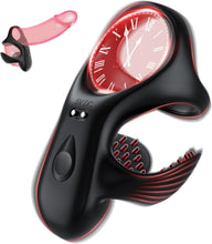 Load image into Gallery viewer, Penisring Vibrator mit 360° Verstellbarem Perlen-Klitorisstimulator, Sex Spielzeug für die Paare Männer Frauen, Cockring Penis Ring Sex Toys, Erotisches Sexspielzeug für Paare Mann Extrem Sex