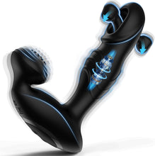 Load image into Gallery viewer, Analvibratoren für Männ Prostata Stimulation Männer Analplug für männer mit 10 Schlagmodi 10 Vibrationen Sexspielzeug für die Männer Anal Vibrator Dildo Vibratorensets für Männer Perineum Stimulation
