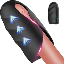 Load image into Gallery viewer, Elektrischer Masturbator Penistrainer Vibrator Mit 10 Vibrationsmodi Penistrainer Massagegerät,Elektrische Masturbator Cup Multiple Reize Sexspielzeug für Mann Eichel Stimulator