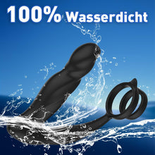 Load image into Gallery viewer, Analvibratoren Prostata Stimulation Männer 10 StoBfunktionmodi Analspielzeuge für Vaginaler Anal,APP Fernbedienung Penisring Schub Dildo Buttplug Sex Spielzeug für Männer Paare